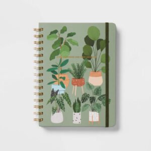 Potted Plants Spiral Hardcover Journal