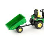 1/16 Big Farm John Deere X758 Lawn Mower with Blade and Cart - Image 6